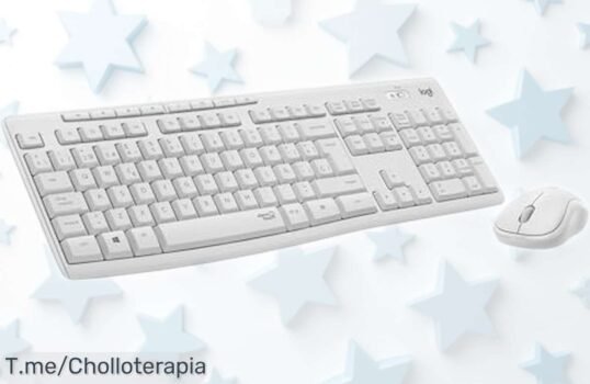 Combo teclado y ratón inalámbricos Logitech MK295 con clics ultra silenciosos por precio rebajado que no dura para siempre aprovecha este super chollo antes de que se agote