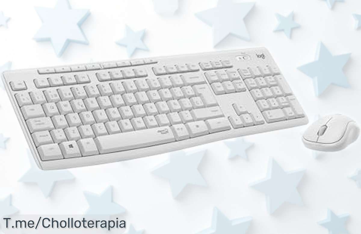 Combo teclado y ratón inalámbricos Logitech MK295 con clics ultra silenciosos por precio rebajado que no dura para siempre aprovecha este super chollo antes de que se agote
