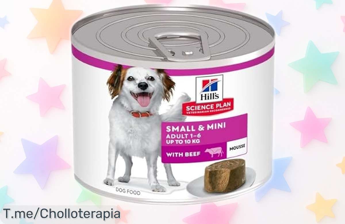 Comida para perros mini Hill’s Ratón Mini Adulto carne 200 gr pack 12 unidades con precio rebajado, fuerza y brillo garantizados para tu perrito ¡disfruta este ofertón limitado ya!