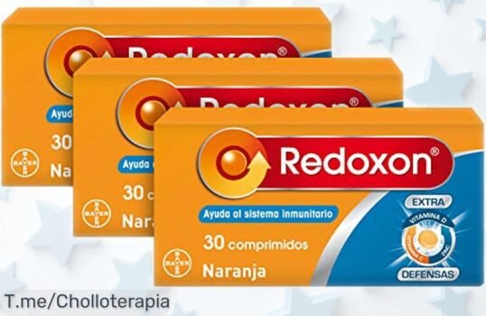 Complemento efervescente Redoxon con vitamina C, D y zinc para reforzar tus defensas y energía rápido con oferta rebajada por tiempo limitado ¡No pierdas este super chollo de 90 comprimidos!