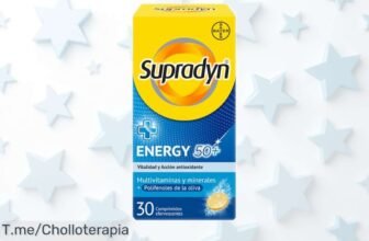 Complemento multivitamínico Supradyn Energy 50+ efervescente con vitamina C y B12 rebajado, energía y vitalidad para mayores de 50 a un precio que no volverás a ver ¡Corre antes que se agote esta oferta limitada!