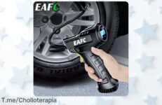 Compresor de aire portátil 120W con o sin cable, inflador digital para neumáticos y pelotas con precio rebajado que no dura mucho ¡corre que este super chollo se va volando!