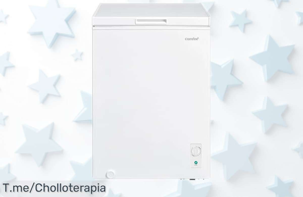 Congelador arcón Comfee’ RCC102WH2EU súper silencioso y convertible en nevera con 99L ahora a precio bajísimo que no durará mucho ¡Date prisa que vuelan estas unidades!