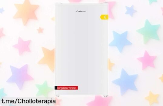 Congelador vertical Corbero 60L con tres compartimentos, súper silencioso y eficiente con un precio rebajado que no podrás creer ¡date prisa que esta oferta limitada se va volando!