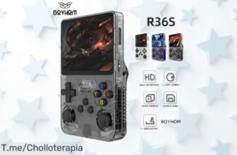 Consola portátil Retro R36S con pantalla IPS 3,5” y 128G rebajada a un precio muy bajo para que disfrutes horas de juegos; aprovecha esta oferta limitada antes de que se acabe este descuentazo único ¡corre que vuelan!