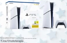 Consola ps5 slim estándar con 1 tb ssd y mando blanco rebajada en un ofertón brutal para jugar en 4k ahora mismo ¡corre que se agotan!