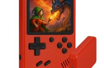 Consola retro portátil con más de 400 juegos para niños y adultos pantalla a color y conexión TV ahora rebajada un ofertón que no puedes dejar pasar juega horas sin parar ¡corre que vuelan!