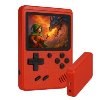 Consola retro portátil con más de 400 juegos para niños y adultos pantalla a color y conexión TV ahora rebajada un ofertón que no puedes dejar pasar juega horas sin parar ¡corre que vuelan!