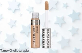 Corrector multitasker Rimmel London 048 Vanilla con cobertura ajustable y resistente al agua rebajado, ¡super chollo para esculpir e iluminar tu piel todo el día! Corre que vuelan las unidades, precio de ganga irresistible