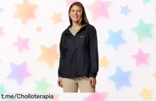 Cortavientos para mujer Columbia Flash Forward II resistente al agua y sol con precio rebajado que no podrás creer, un super chollo perfecto para tus aventuras que vuela rápido ¡hazlo tuyo ya antes de que desaparezca!