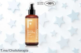 Crema autobronceadora Bronzing Radiance de Freshly Cosmetics con un precio rebajado que no encontrarás otra vez, para conseguir ese bronceado natural y radiante al instante ¡Corre antes de que se agoten!