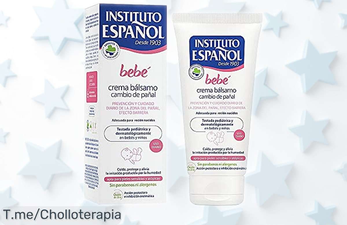 Crema bálsamo para culito del bebé Instituto Español 150 ml piel sensible rebajada precio súper chollo que protege y cuida sin irritar ¡oferta limitada que se agota ya!