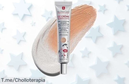 Crema iluminadora con Centella asiática Erborian miel para una piel radiante y protegida SPF 25 precio rebajado al máximo chollazo que hidrata combate arrugas y renueva tu cutis sal corriendo antes de que vuelen