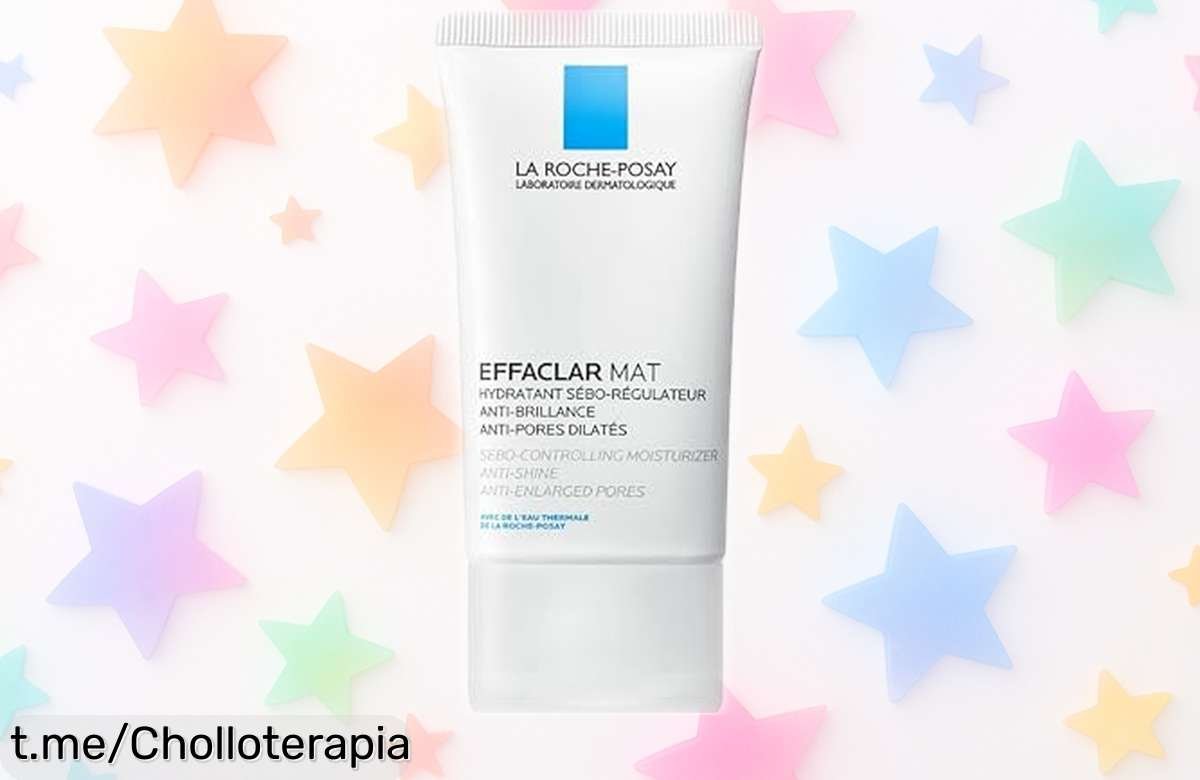 Crema matificante Effaclar Mat La Roche Posay con textura ligera que controla la grasa al instante precio rebajado oportunidad única para una piel mate todo el día ¡apresúrate y no pierdas este super chollo!