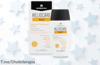 Crema solar facial mineral Heliocare 360º SPF 50 con protección total y textura ultraligera a precio rebajado ¡un super chollo que cuida tu piel sin marca blanca, corre que vuela!
