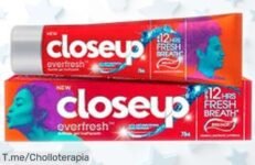 Dentífrico red hot Close Up con frescura bucal intensa a precio rebajado irresistiblemente fresco para que tu sonrisa arrase sin perder este ofertón limitado ¡corre!