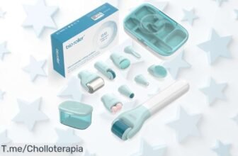 Derma roller 10 en 1 para barba y cabello con agujas de distintos tamaños, ahora con precio rebajado que no verás otra vez; mejora arrugas, cicatrices y poros ¡Corre porque el ofertón dura poco!