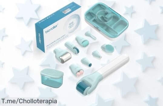 Derma roller 10 en 1 para barba y cabello con agujas de distintos tamaños, ahora con precio rebajado que no verás otra vez; mejora arrugas, cicatrices y poros ¡Corre porque el ofertón dura poco!