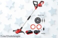 Desbrozadora a batería Bamse brushless con 2 baterías y accesorios nunca vista rebajada un ofertón que vuela rápido aprovecha esta caída de precio única antes que se agote