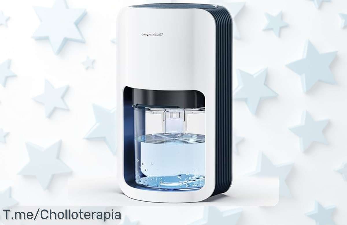 Deshumidificador portátil Navirox 1200ml con apagado automático, aprovecha esta caída de precio brutal que vuela rápido y no dejes pasar este ofertón limitado solo por tiempo breve
