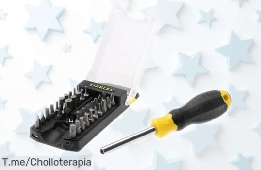 Destornillador multipuntas Stanley STHt070885 con 34 puntas y organizador, rebajado a precio loco para que tengas todo listo siempre ¡aprovecha ya este súper ofertón antes que desaparezca!