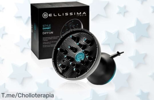 Difusor de aire caliente Bellissima Diffon Style expert con cerámica y aceite de argán para rizos perfectos, ahora a precio rebajado en un súper chollo limitado que no puedes dejar escapar¡Corre antes que vuelen!