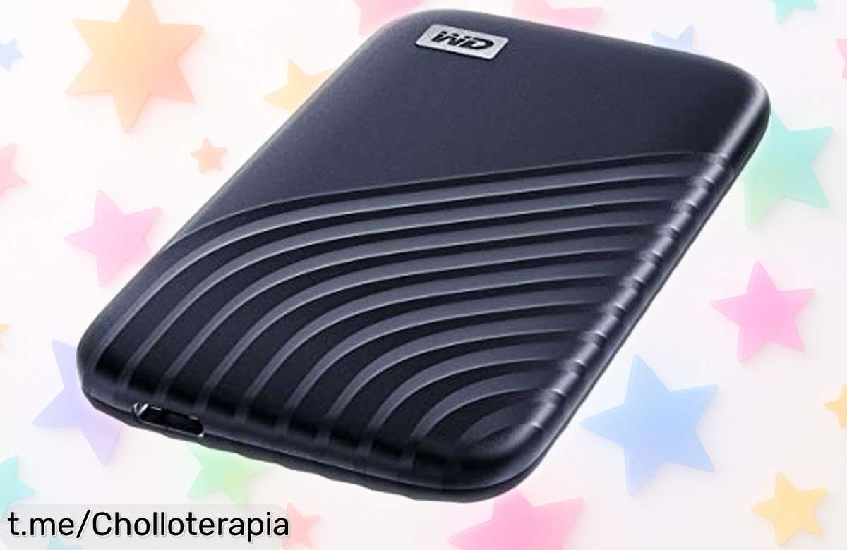 Disco duro externo SSD WD My Passport 2TB súper rápido con hasta 1050 MB/s precio rebajado que vuela y resistencia al máximo no pierdas este super chollo por tiempo muy limitado