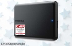 Disco duro externo Toshiba Canvio Partner 1TB con USB 32 de velocidad brutal y mega espacio, precio rebajado solo por poco tiempo ¡no pierdas este ofertón que vuela!