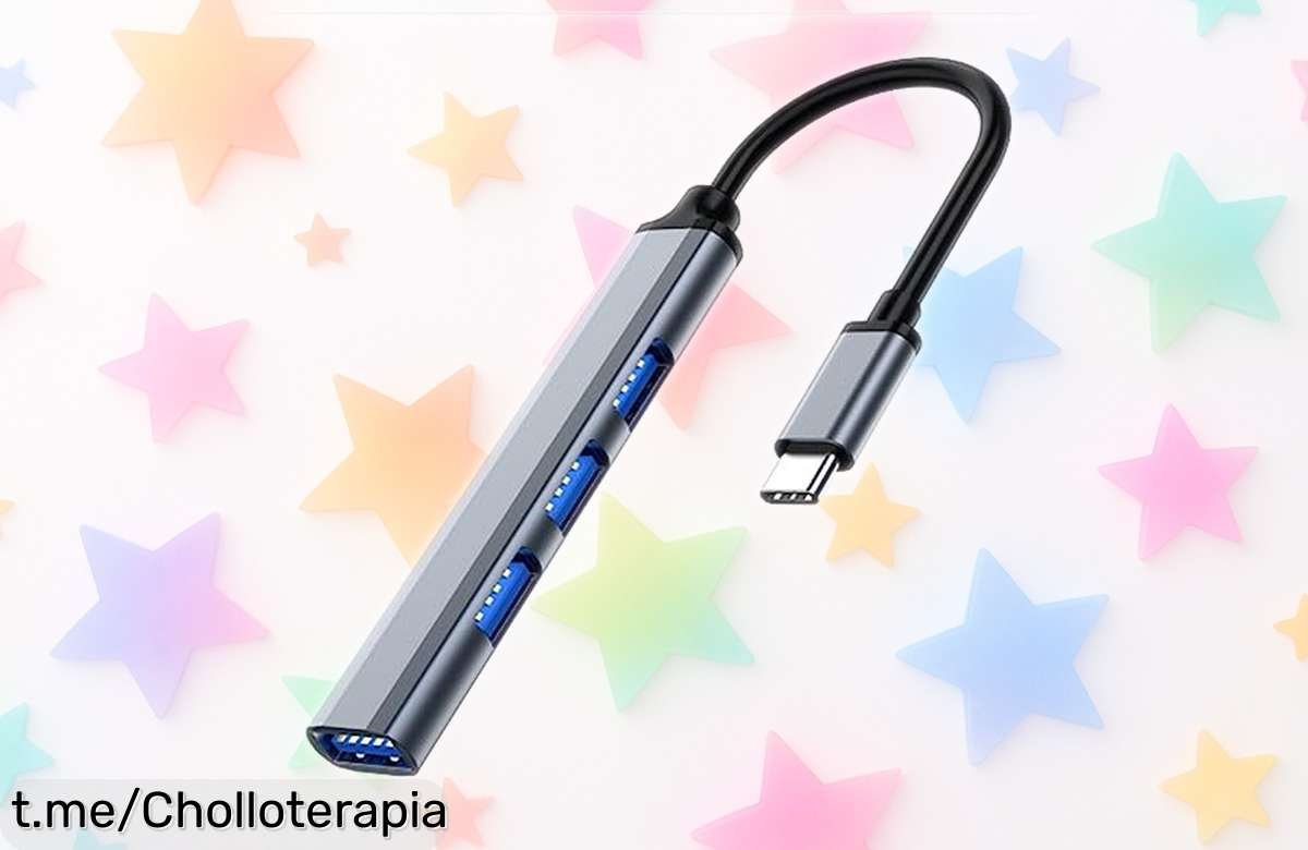 Divisor USB de 4 puertos Socueny súper rápido con precio rebajado que vuela: conecta todo sin líos y llévate este ofertón antes de que desaparezca para siempre