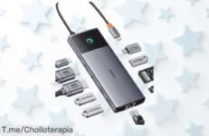 Docking station Baseus 10 en 1 con doble pantalla 4K que transforma tu escritorio sin vaciarte el bolsillo ¡precio rebajado y unidades limitadas para un super chollo que se va volando!