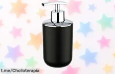 Dosificador de jabón Wenko Brasil Nero elegante y resistente con control perfecto del jabón, oferta rebajada irresistible por tiempo limitado ¡quédatelo antes que vuelen estas unidades!