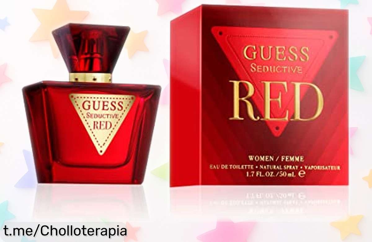 Eau de toilette Guess Seductive Red para mujer con aroma dulce irresistible y frasco elegante rebajada a precio de ganga, un ofertón que no puedes dejar pasar ¡Corre antes que se agoten las unidades!