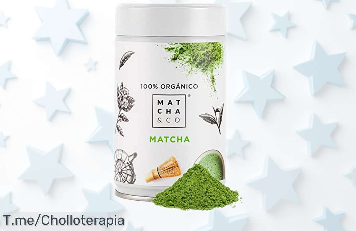 Energizante té matcha ecológico en polvo para acelerar tu metabolismo y controlar el azúcar con descuento brutal por tiempo limitado ¡aprovecha este super chollo antes que se acabe!