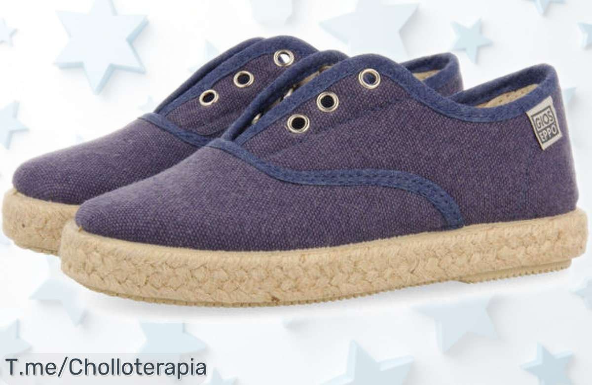 Espadrilles azul marino Gioseppo Oxford para niño con diseño único y caída de precio brutal que no vas a ver más, un super chollo limitado que tienes que conseguir ¡date prisa antes de que se agoten!