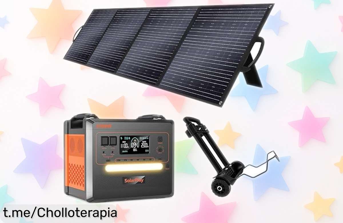 Estación de energía portátil Solarplay 2500W con carga ultrarrápida y batería duradera para 3500 ciclos, precio rebajado en oferta limitada ¡No lo dejes escapar, que vuelan!