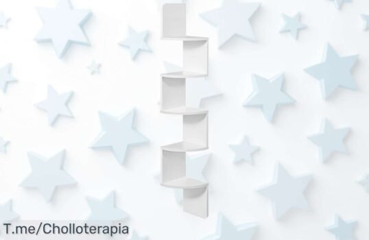 Estantería de esquina Vasagle 5 niveles blanca y marrón rústico con diseño único para aprovechar cada rincón, precio rebajado que no volverás a ver, ¡disfruta este ofertón por tiempo limitado antes de que se agote!