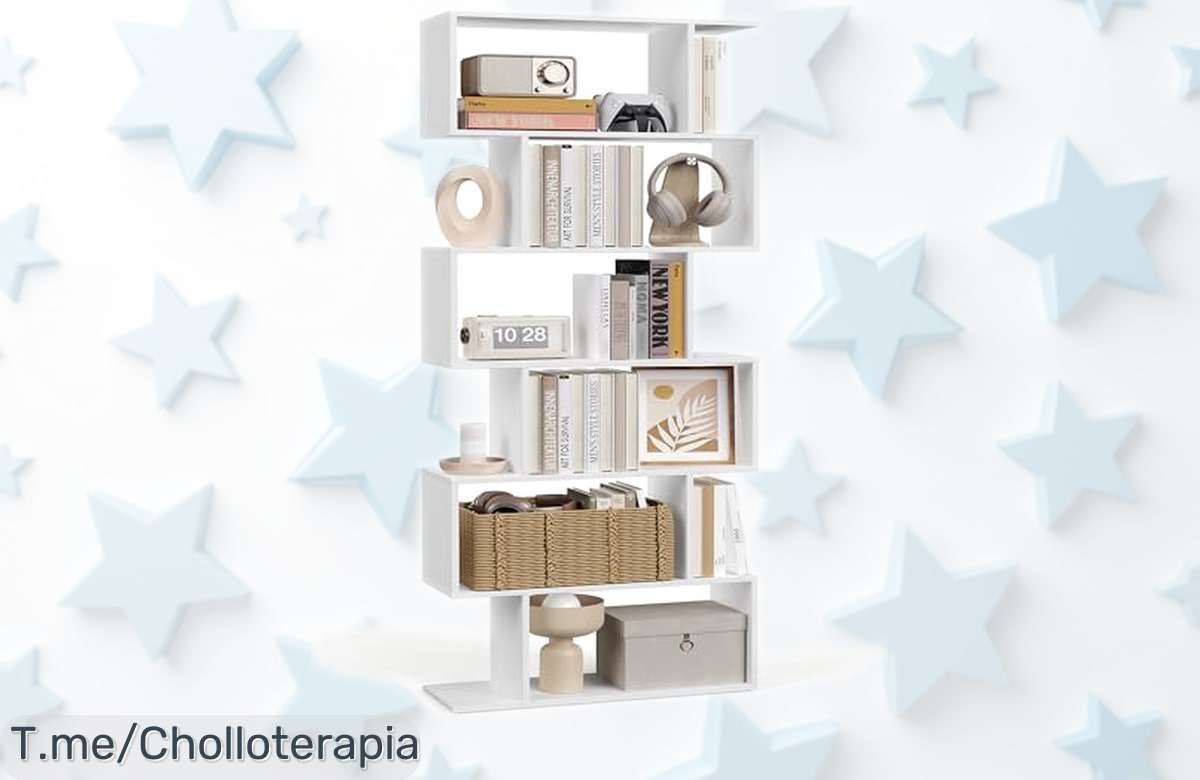 Estantería vasagle de 6 niveles, súper estable y moderna con precio rebajado para organizar todo sin preocupaciones ¡Corre que vuelan estas unidades en oferta limitada!