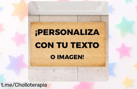 Felpudo personalizado con foto y texto resistente y antideslizante ahora a precio rebajado no pierdas este ofertón único para decorar tu entrada rápido que vuelan corre por el tuyo ya