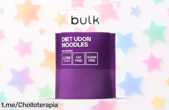 Fideos bulk udon super bajos en calorías, listos en 1 minuto con precio rebajado que no dura para siempre aprovecha este ofertón ideal para comidas rápidas y sabrosas antes de que se agoten tus unidades