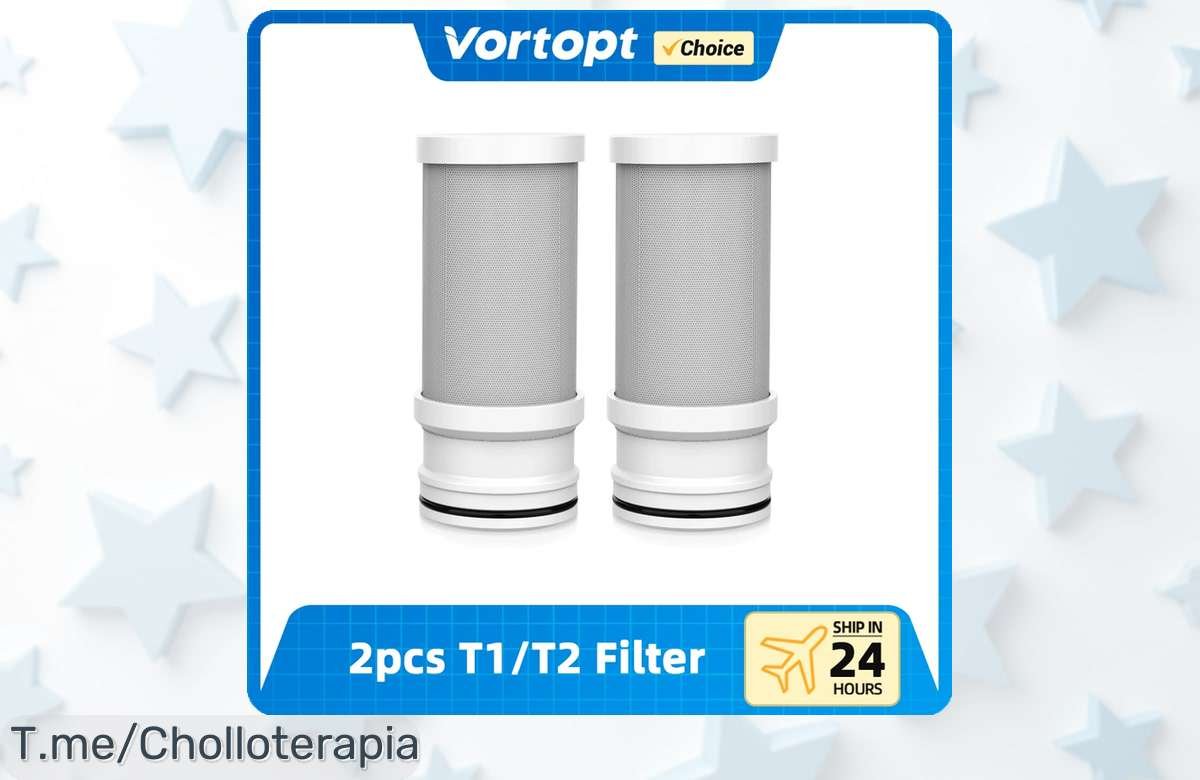 Filtro Vortopt NSF para agua de grifo con duración brutal de 67 meses y reducción total del cloro, precio rebajado que no verás dos veces ¡date prisa que vuelan!