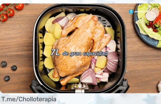 Freidora de aire Aigostar 7L con pantalla táctil y potencia brutal, precio rebajado alucinante para cocinar sano y rápido ¡ofertón que se agota ya!