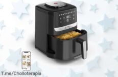 Freidora de aire Moulinex easy fry silence 5L con tecnología súper silenciosa y limpieza facilísima rebajada, chollazo que cocina rápido y crujiente ¡no pierdas esta oferta limitada!