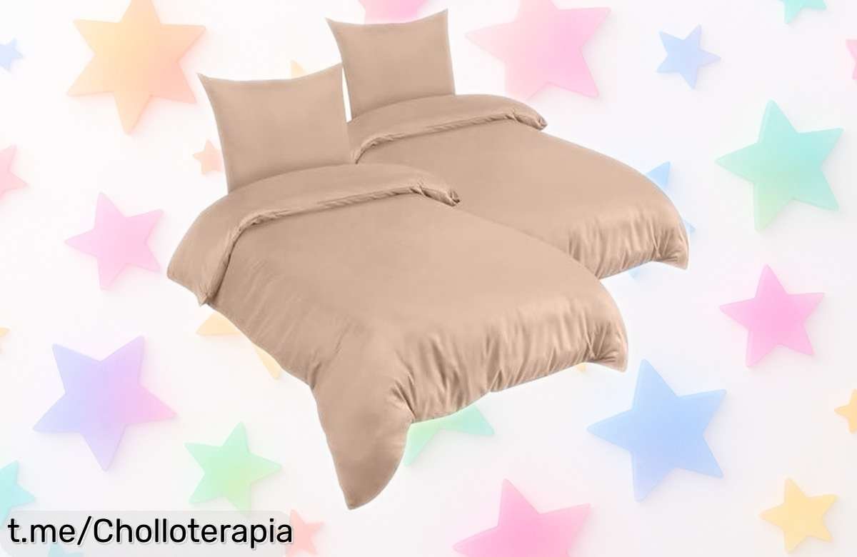 Funda nórdica super resistente Utopia Bedding para cama 90 con cremalleras seguras y fundas extra beige a precio rebajado por tiempo limitado ¡Este ofertón no espera, que se vaya volando!