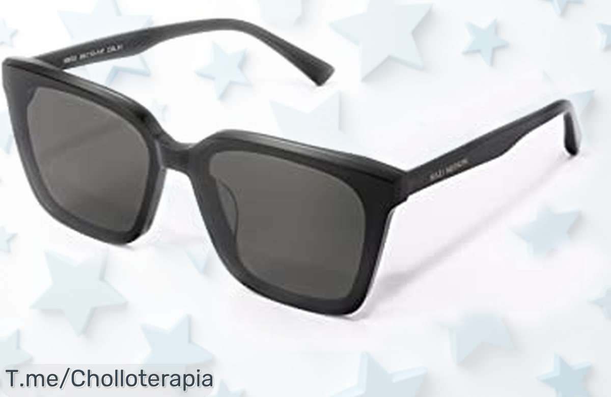 Gafas de sol retro isheep SIS13BK perfectas para pesca, conducción o playa con un diseño que no pasará desapercibido y precio rebajado increíblemente bajo, ¡corre que vuelan en esta oferta temporal única!