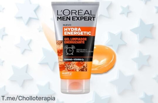 Gel limpiador energizante L'Oreal Paris Men Expert con precio rebajado para una piel fresca e hidratada tras el afeitado aprovecha este súper chollo antes de que se acabe