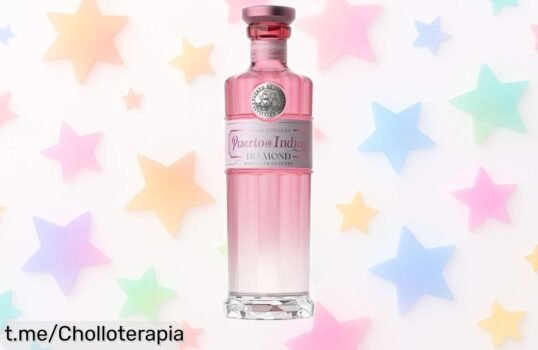 Ginebra de fresa premium Puerto de Indias Diamond con aroma floral y sabor dulce irresistible, a precio rebajado por tiempo limitado para que disfrutes un super chollo en cada gin tonic ¡corre antes que se agote!
