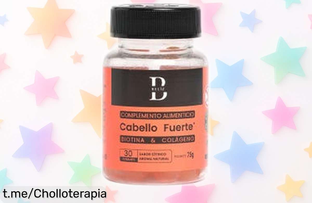 Gominolas Beliz con biotina para un pelo más fuerte y sano a precio rebajado súper chollo por tiempo limitado ¡dale ya el cariño que tu melena merece antes de que vuelen!