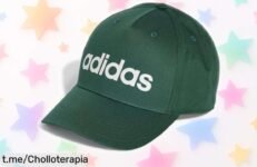Gorra adidas Daily Cap verde universitario con visera curva súper rebajada precio de ganga que no puedes dejar escapar corre que vuelan
