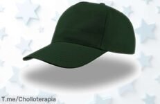 Gorra verde Atlantis Start 5 con diseño moderno y cierre velcro súper rebajada para que estrenes estilo sin líos, ¡corre que esta oferta vuela y no estará mucho tiempo!