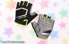 Guantes de entrenamiento para bici y moto Lohotek con acolchado antideslizante y transpirable, precio rebajado que no se repite, ideal para tus rutas más largas y exigentes ¡Corre que vuelan estas unidades!